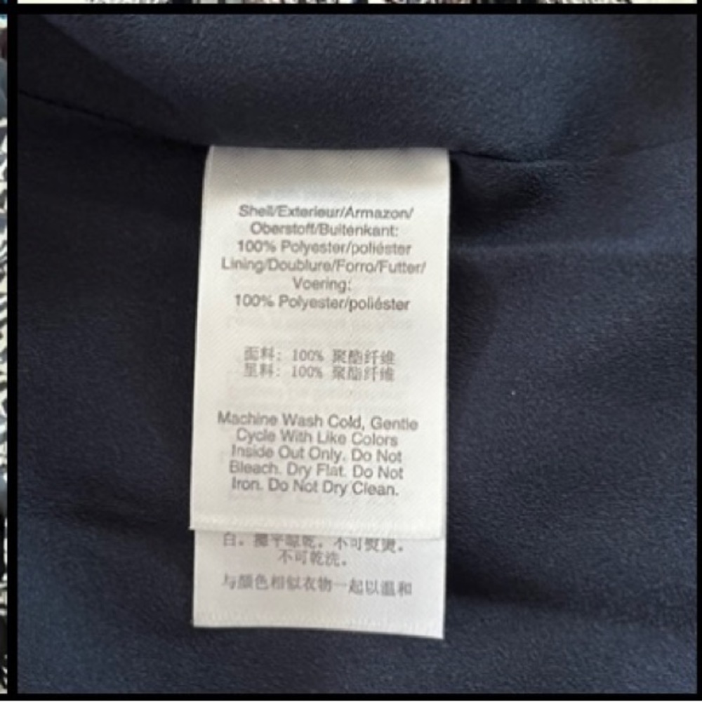 DKNY skirt. Feather light. Silk Chiffon. Elegant, flattering, beautiful - Picture 3 of 5